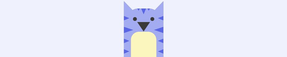 Kapwing cat character on a lilac rectangle.