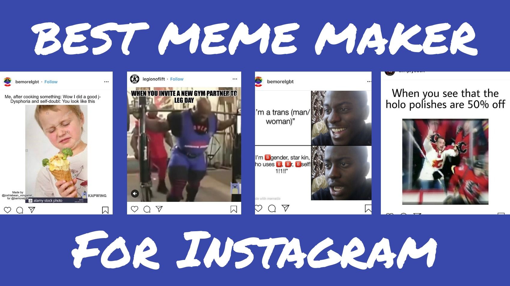 Best Meme Maker For Instagram 2019