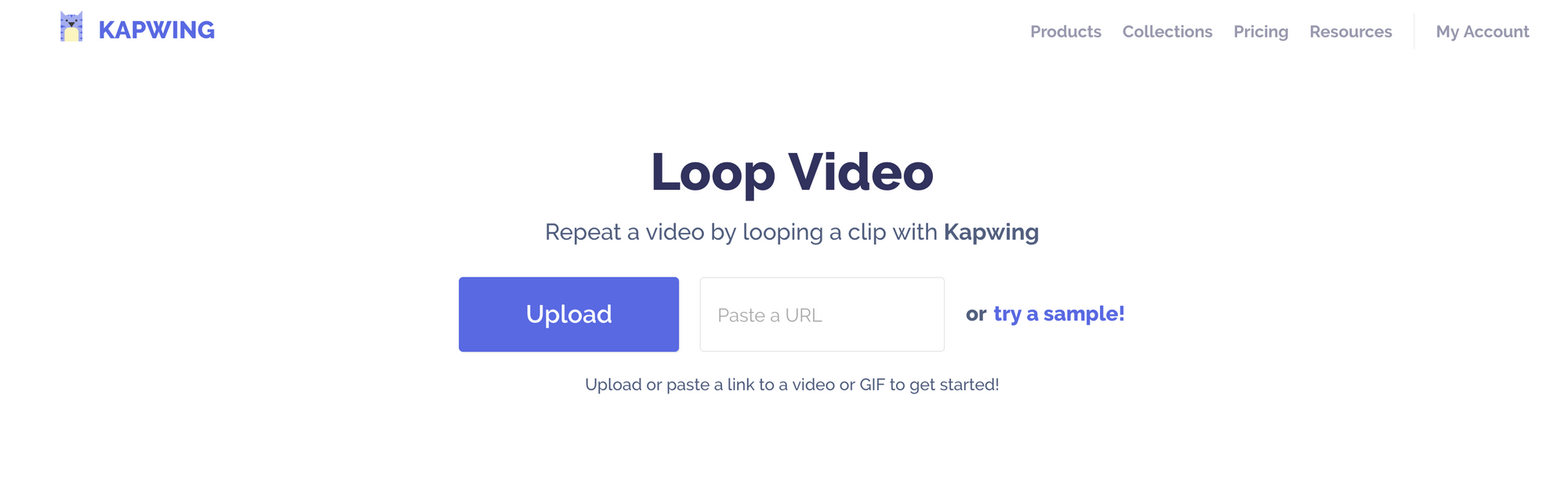 loop video tool by Kapwing