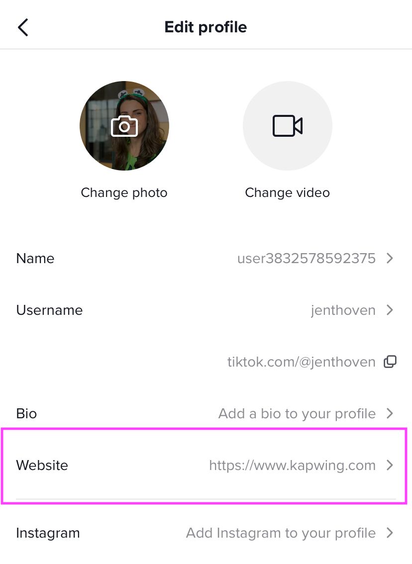 How To Add A Link To Tiktok Bio A Guide For Beginners - Riset