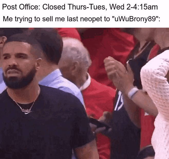 An example of the Disappointed Drake GIF. 