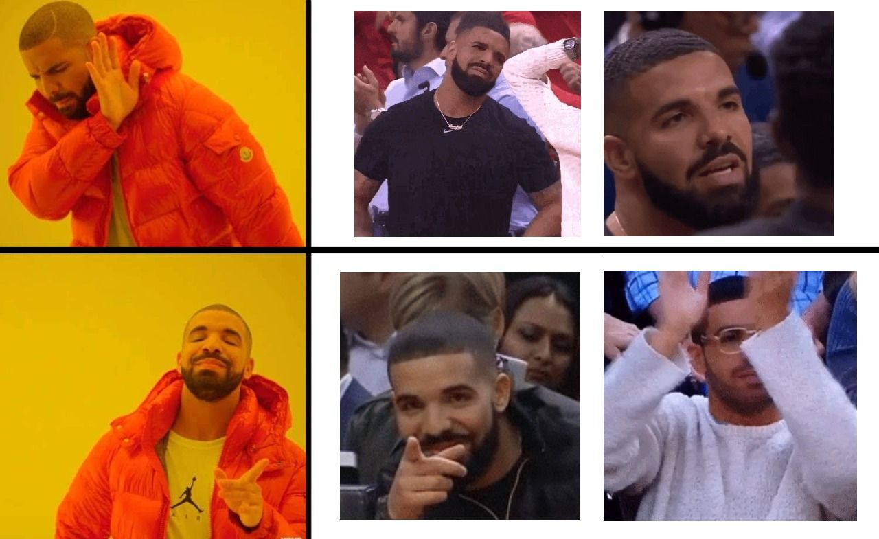 Drake meme template