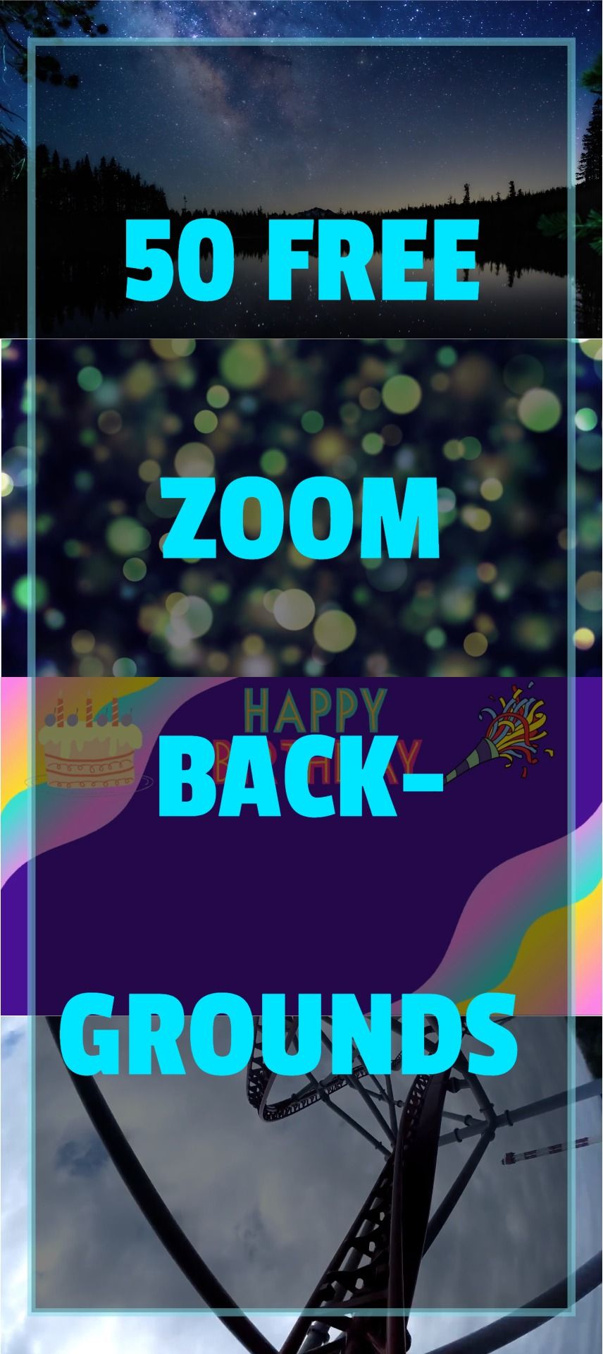 50 Free Zoom Virtual Backgrounds and How to Make Your Own