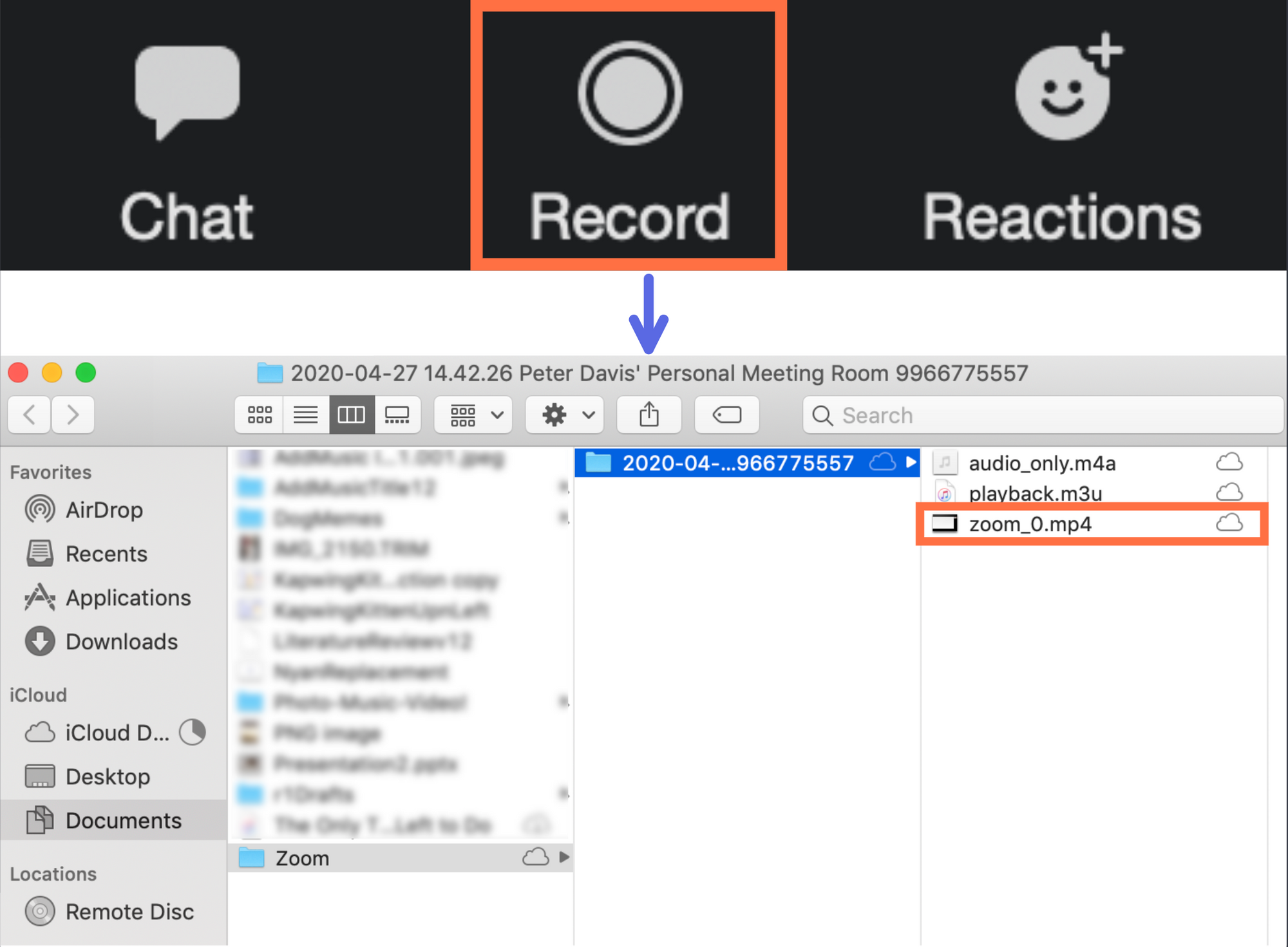 how to download zoom recording