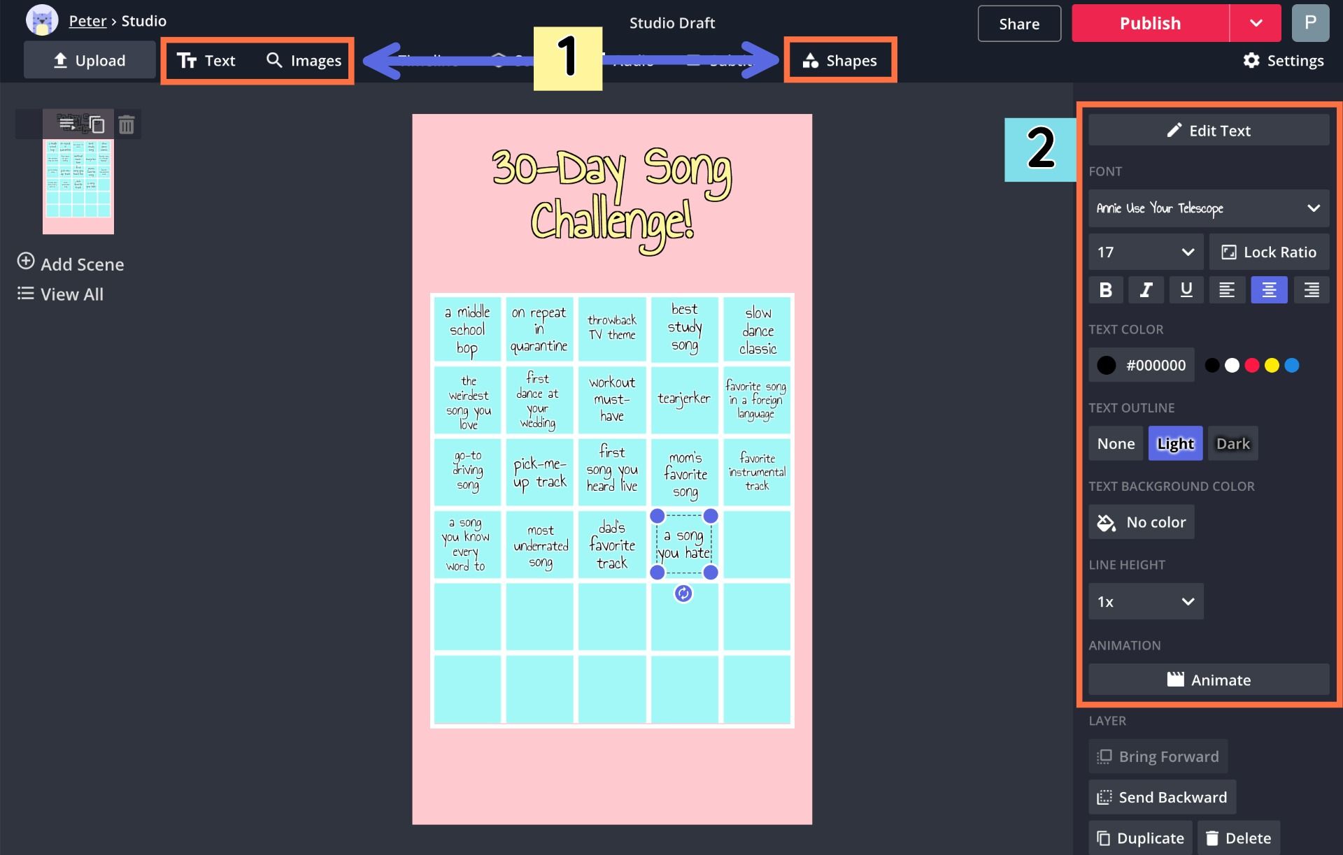 Make A 30 Day Challenge Template For Instagram Twitter Or Facebook