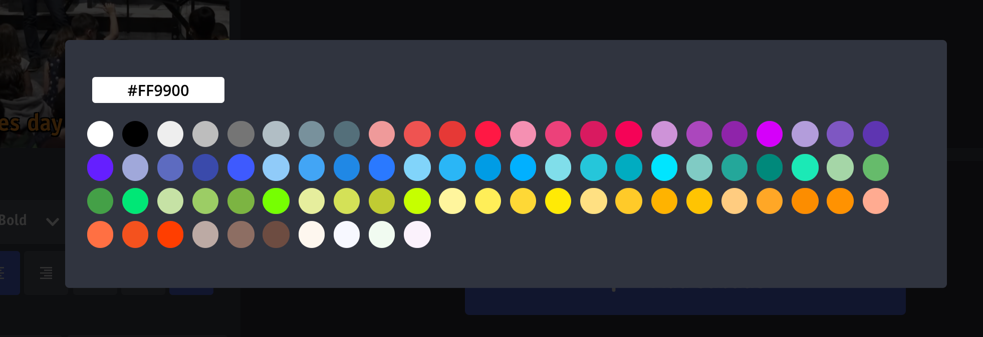 color selector