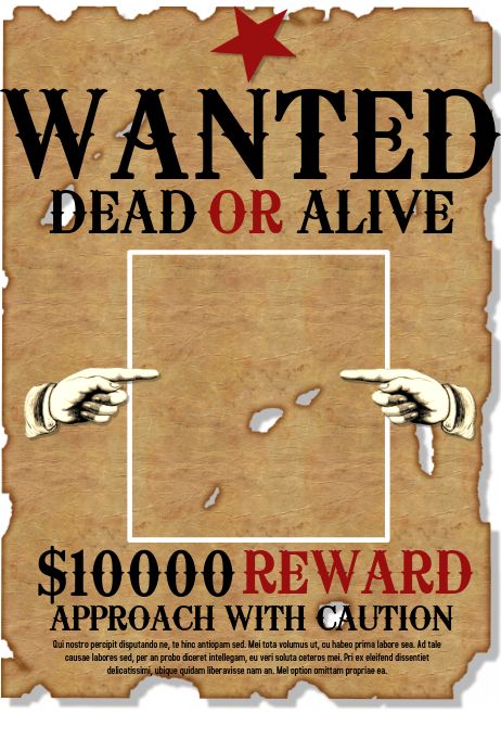 Wanted Poster Maker, One Piece Wanted | tyello.com