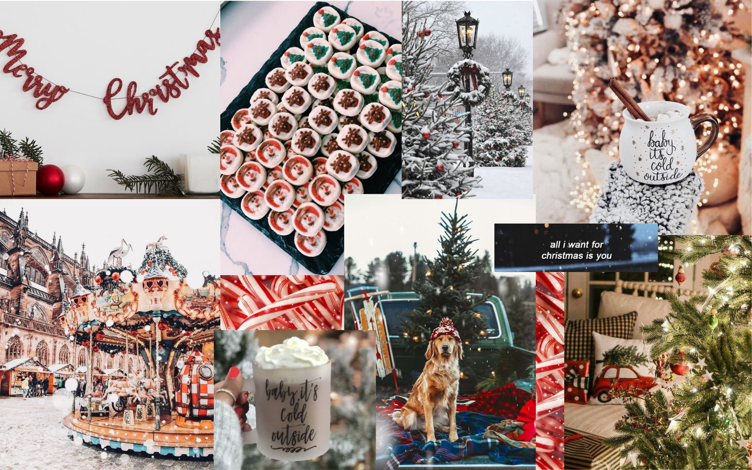 23 Christmas Collage Wallpaper Ideas  The most wonderful time of the year  I Take You  Wedding Readings  Wedding Ideas  Wedding Dresses  Wedding  Theme