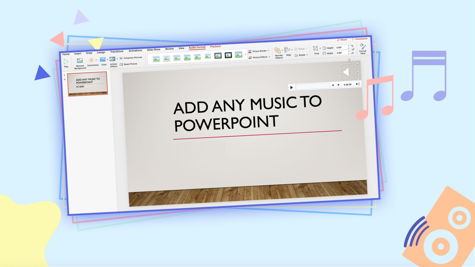 play music during powerpoint presentation