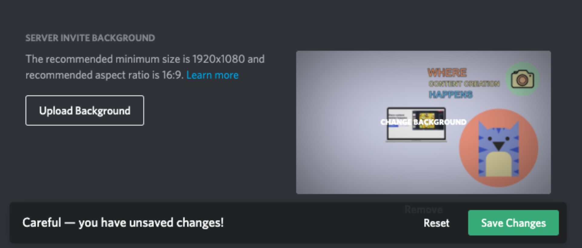 How To Have A Custom Discord Background
