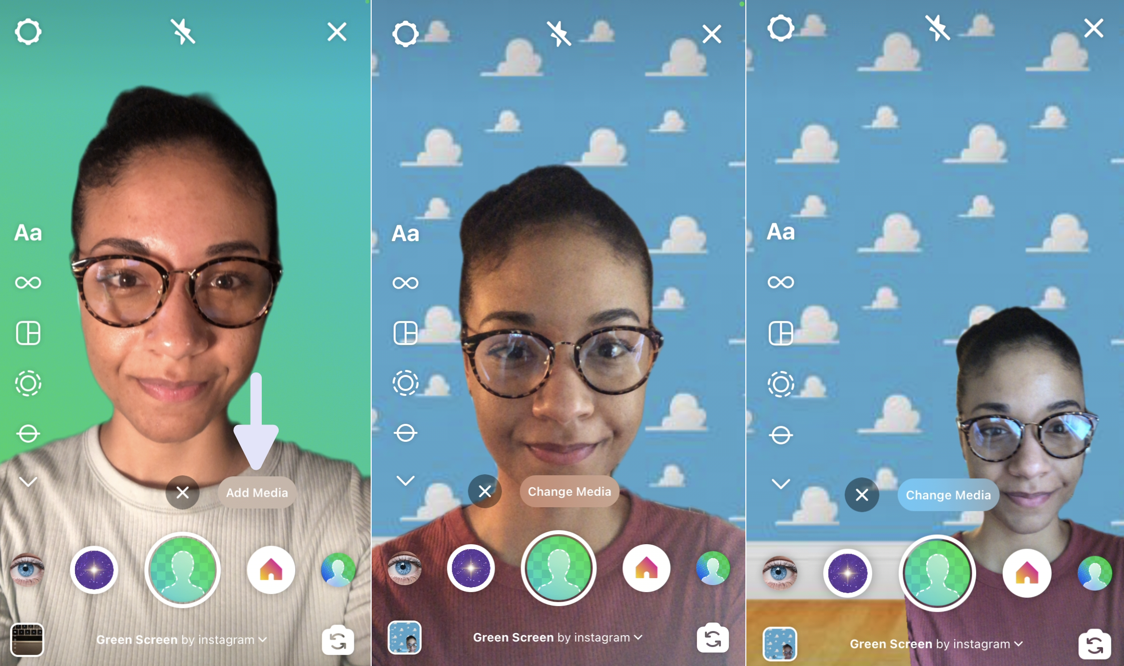 How to Use the Instagram Green Screen Effect