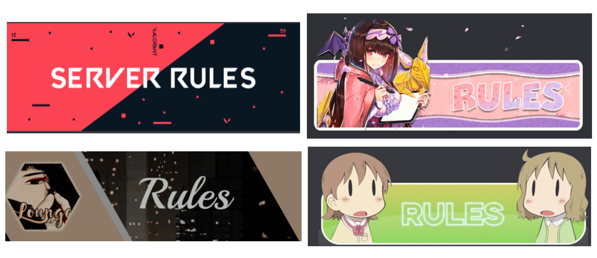 Discord Rules Templates