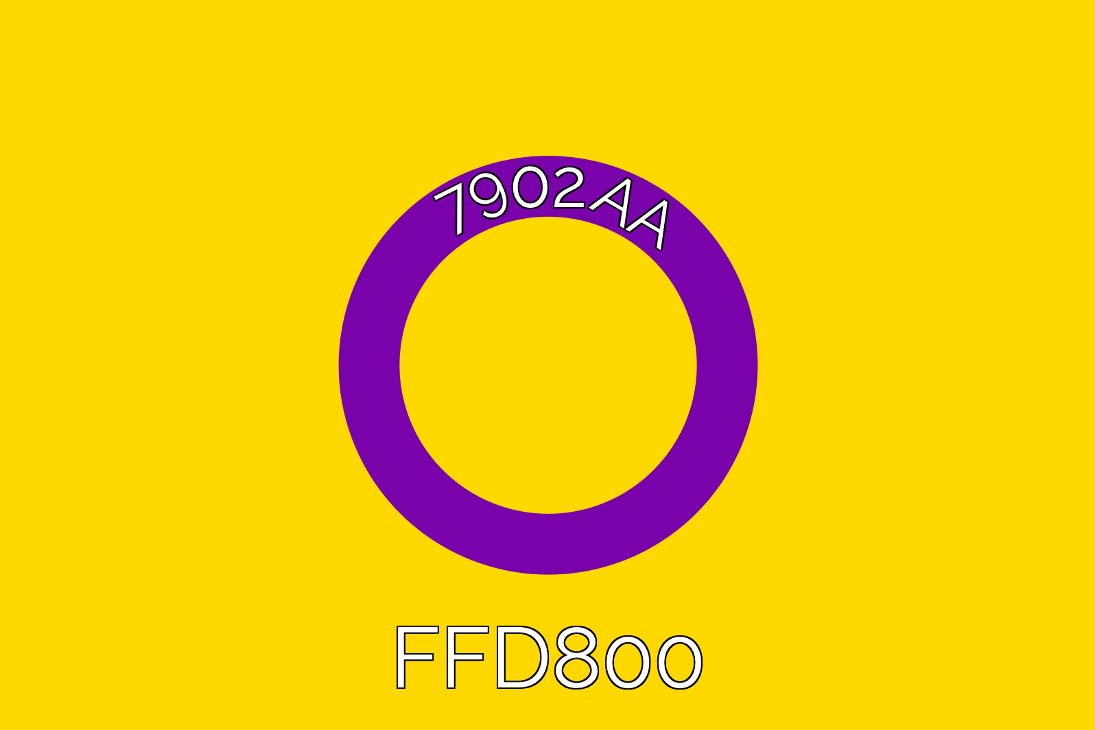 The intersex Pride flag.