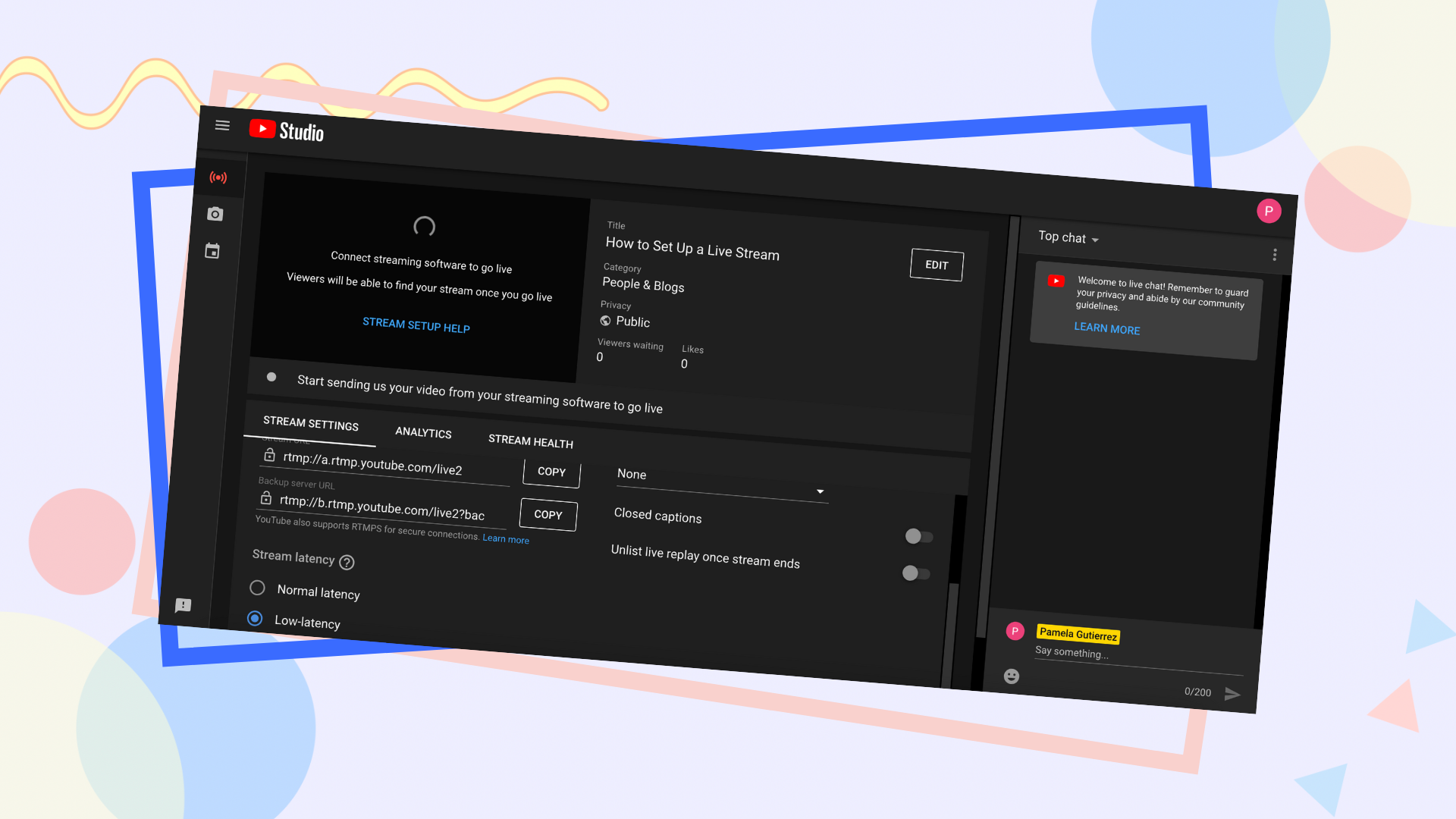 How to Set Up a YouTube Live Stream