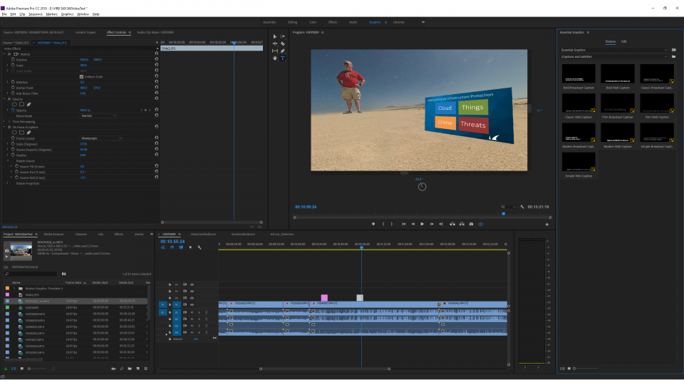A screenshot of Adobe Premiere's user interface.