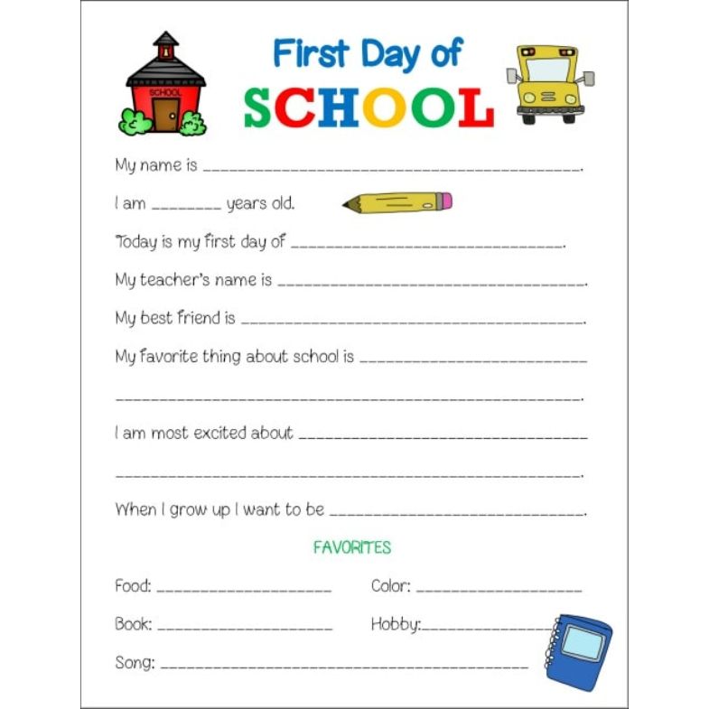 First Day of School Sign Printable - Cute & Free Printable Designs