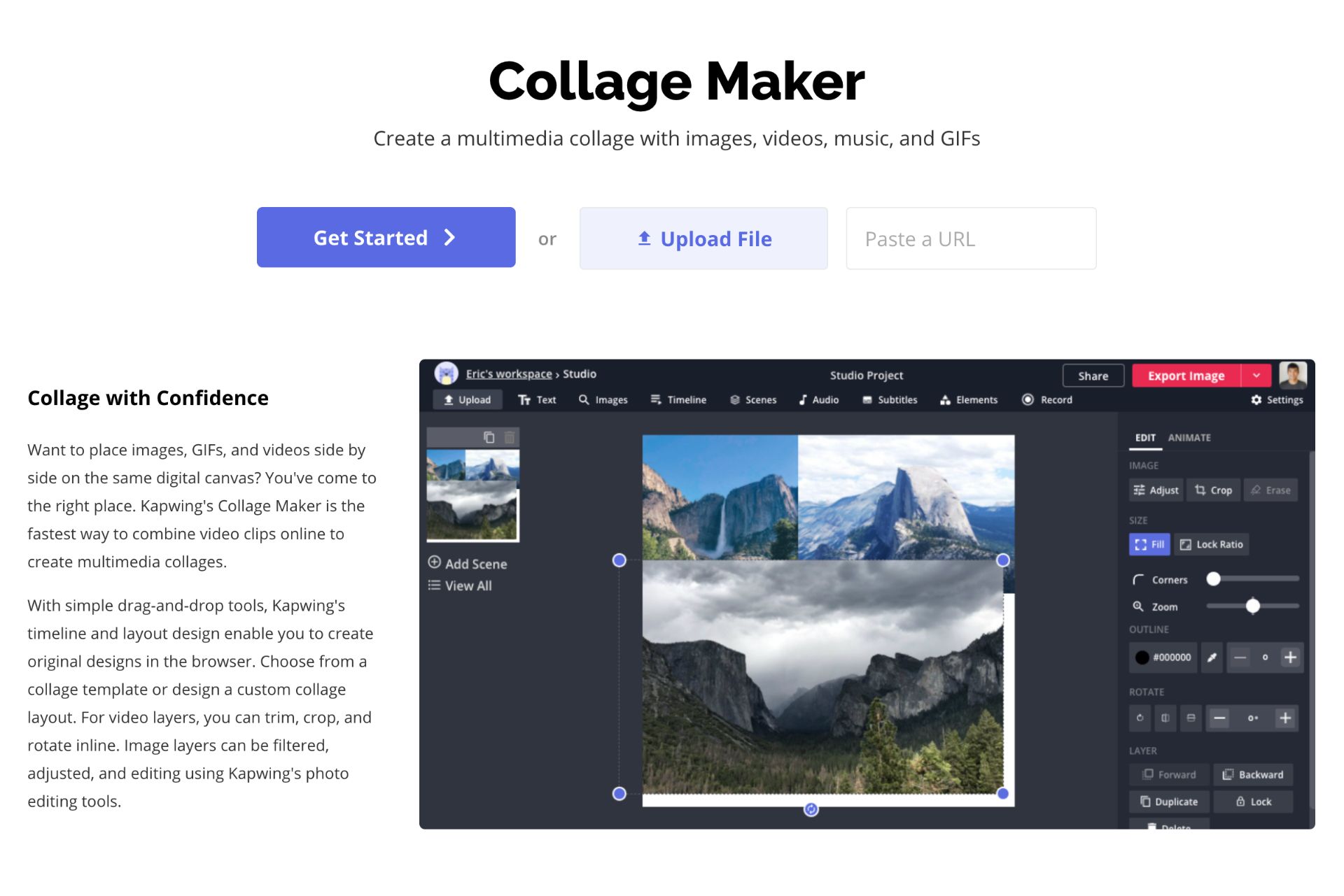 Create much more with 4 gif-maker collage maker app templates 