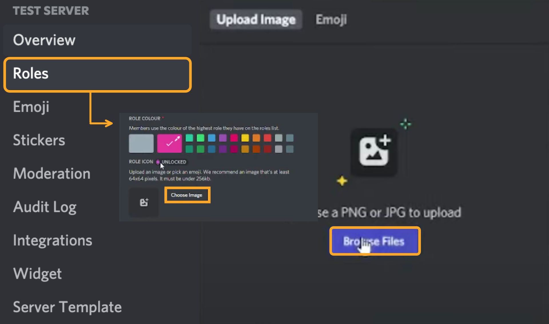 Customize your Discord role icons