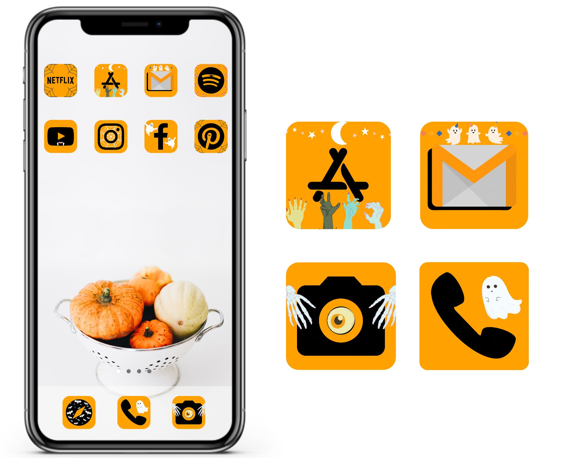 safari app icon halloween