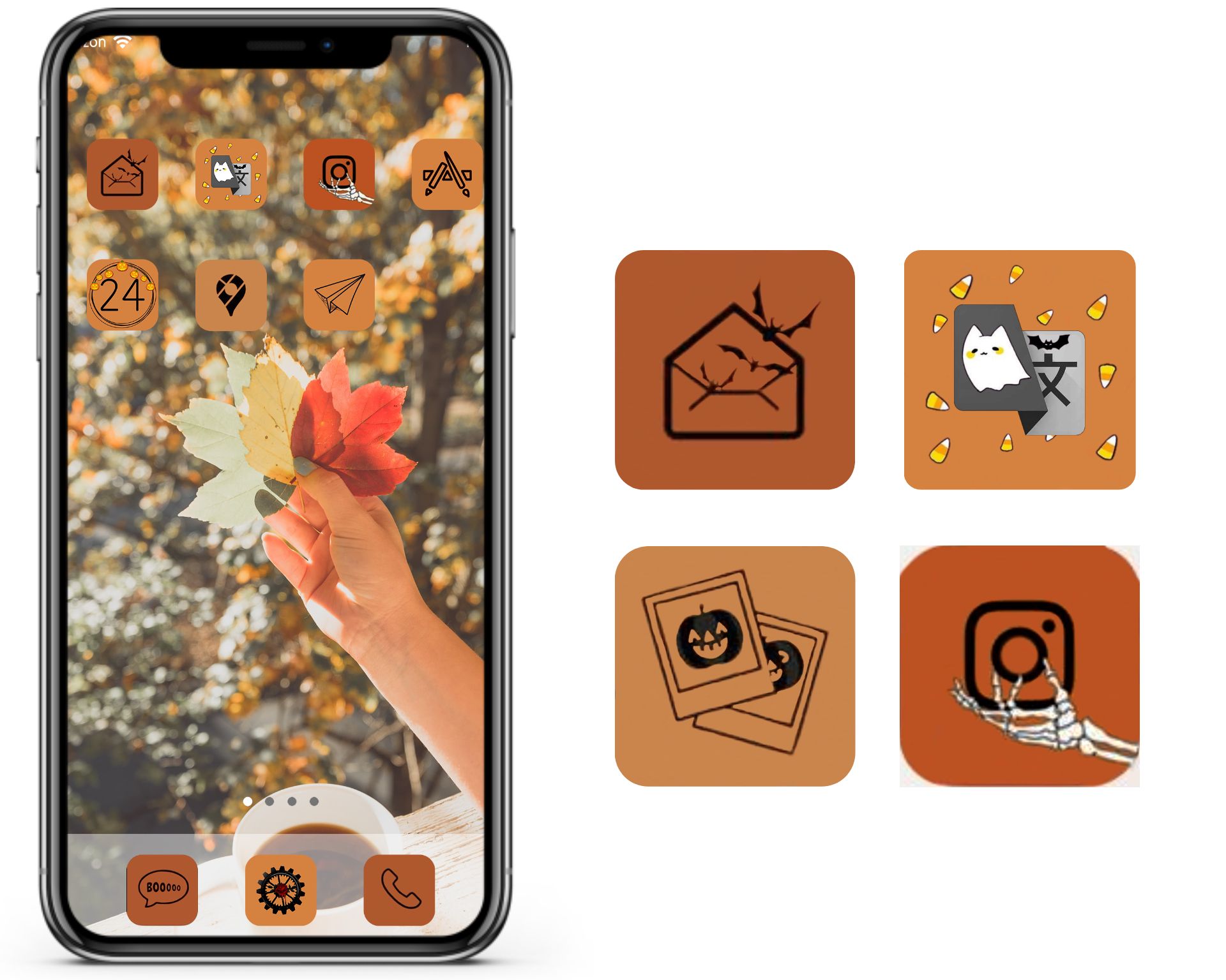 safari app icon halloween