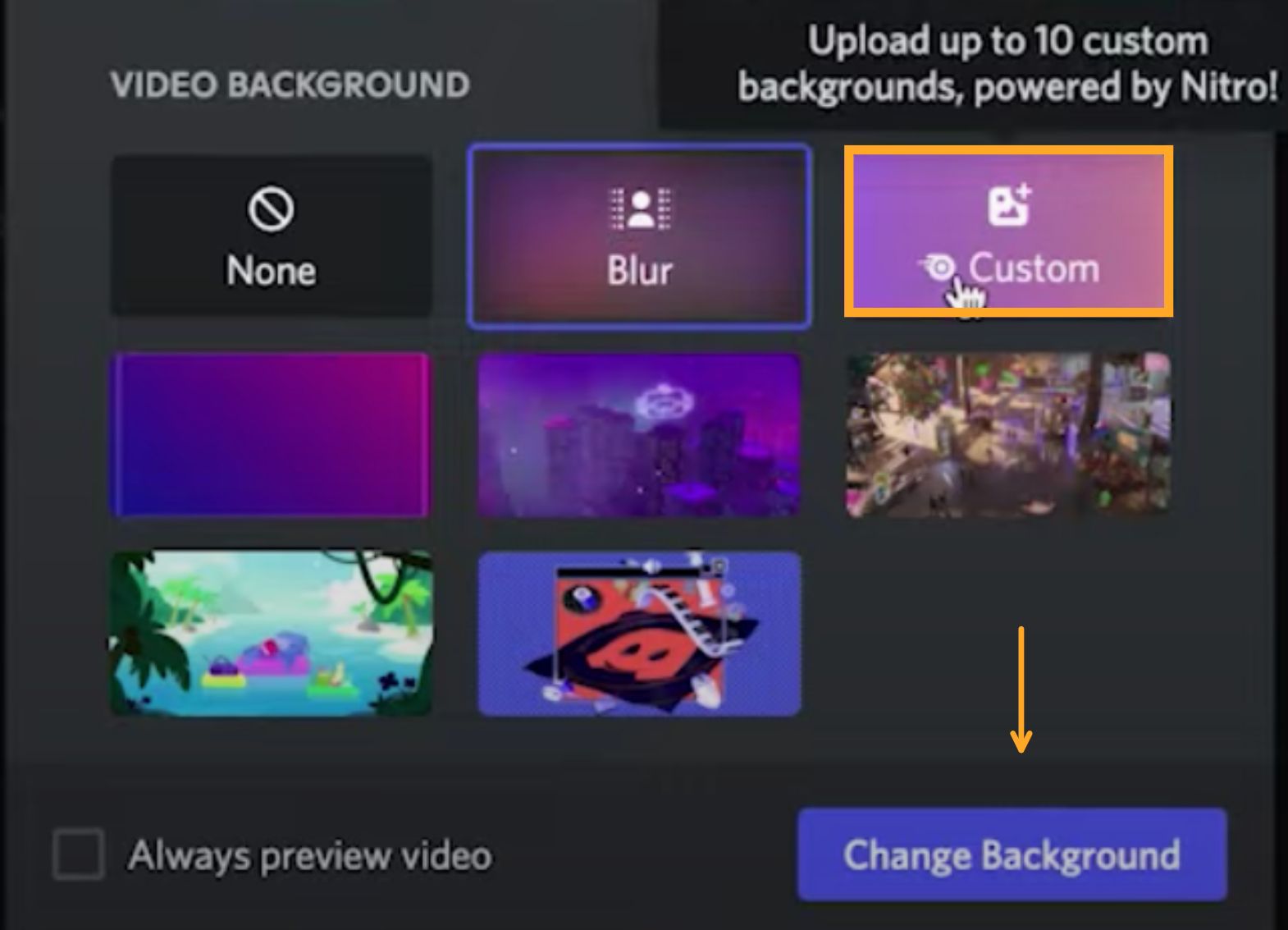 How to Make a Custom Discord Video Background