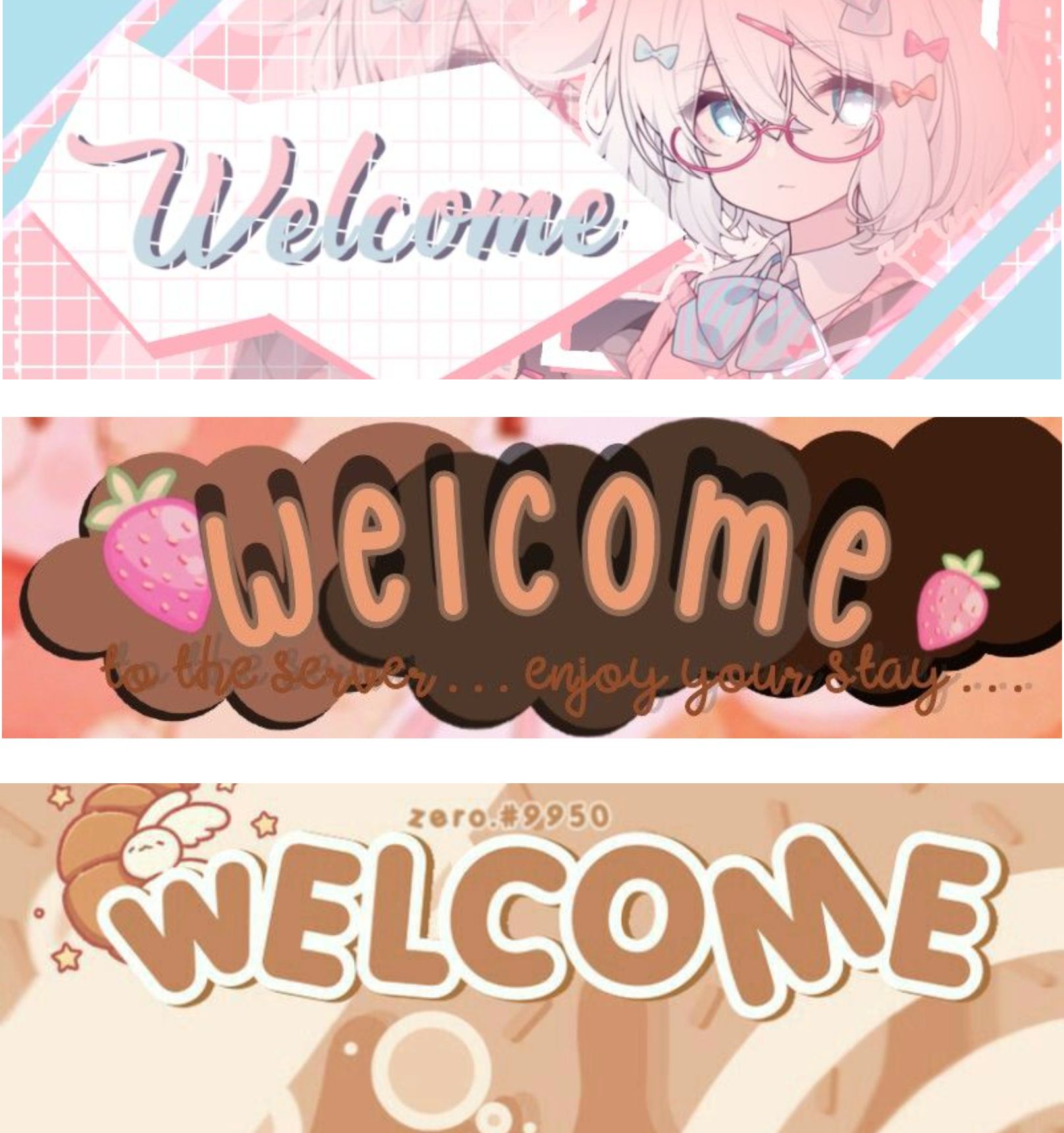 Discord welcome banner  Wallpaper kartun Buku gambar Kartu lucu