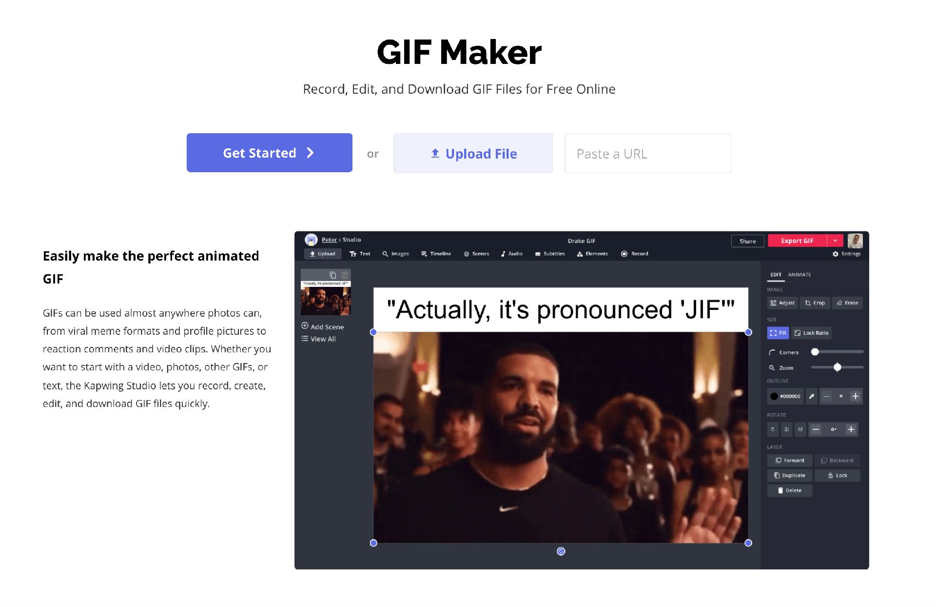 You Can Now Create Your Own GIFs Within  