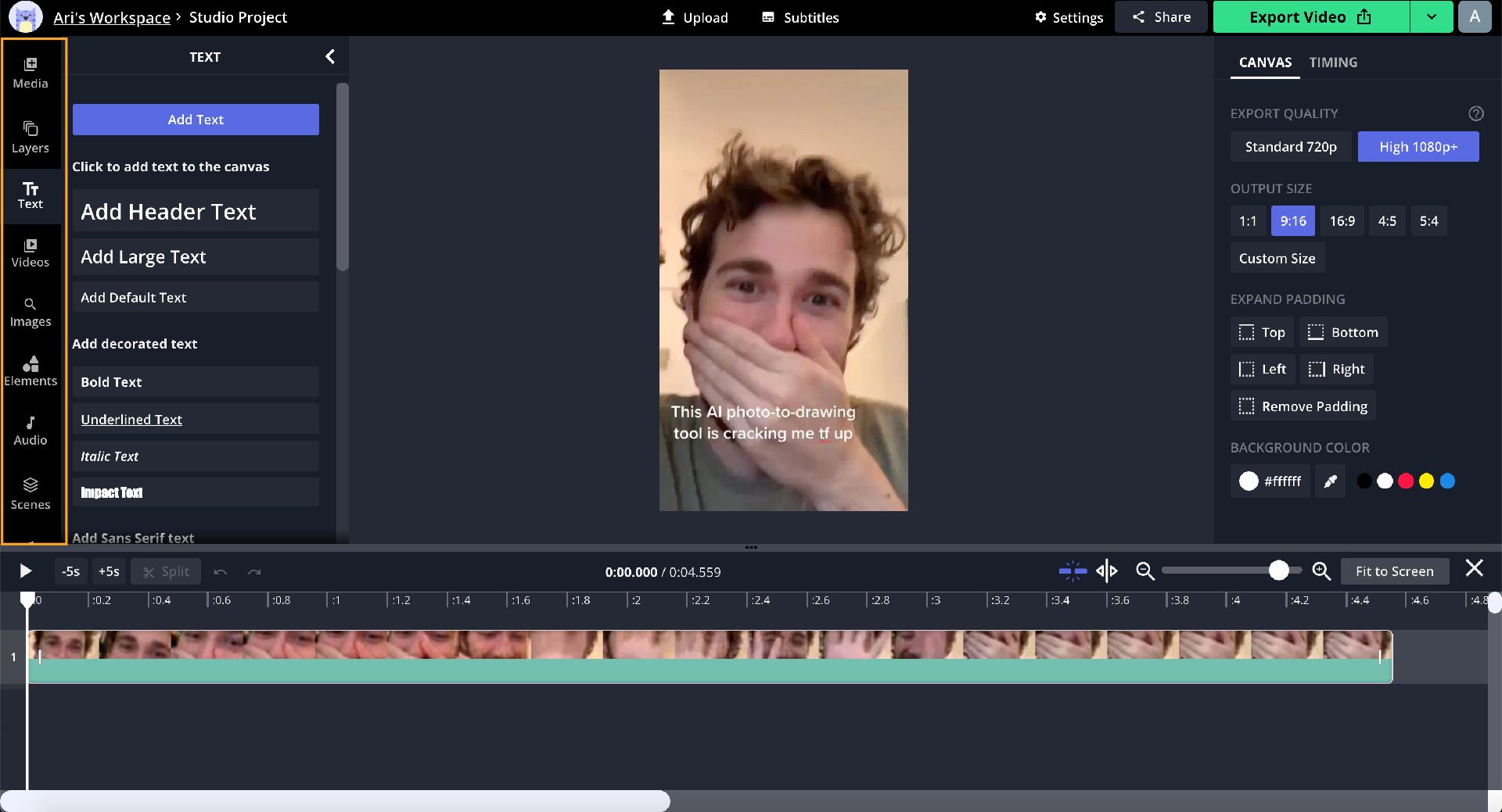 How to Make Animated GIFs of Yourself for Live Streaming 