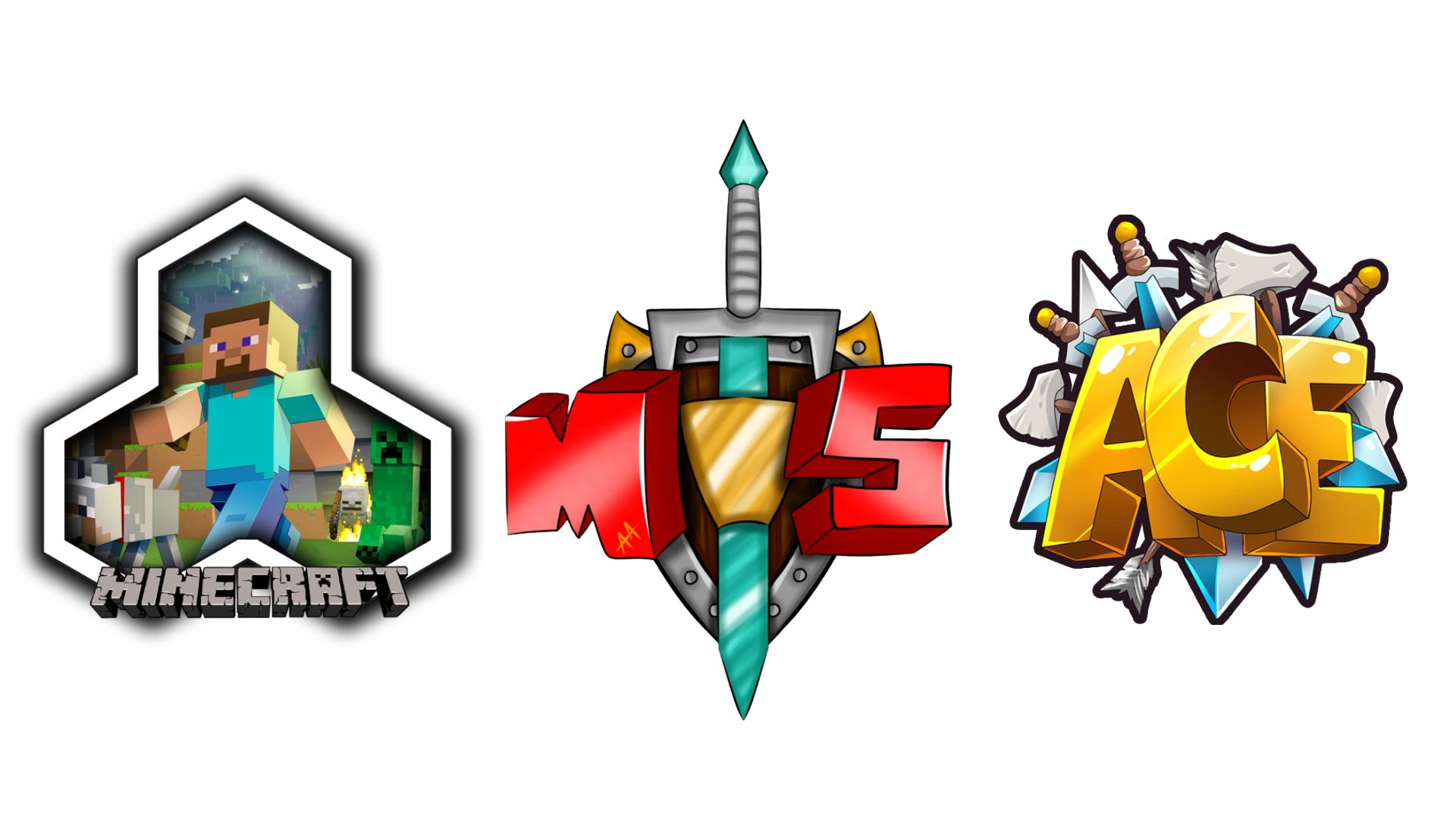 draw a logo for your minecraft server