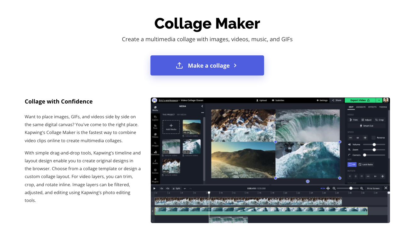 How to Make GIF Collage — Clideo