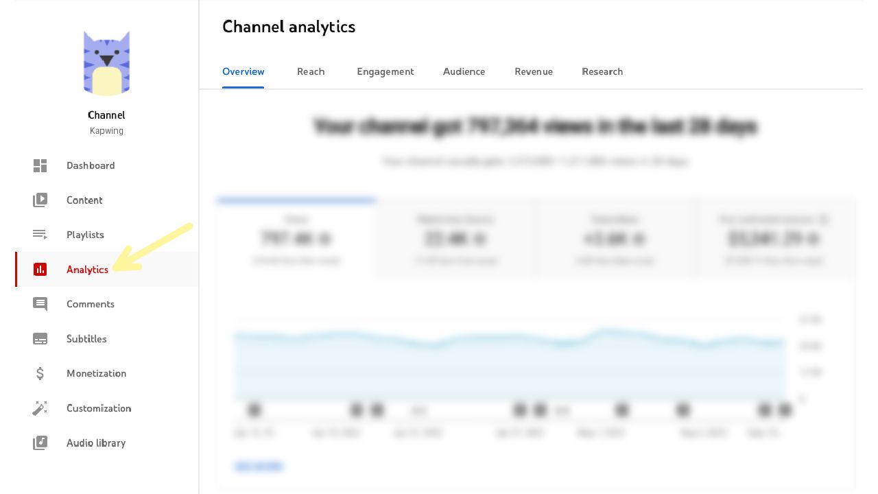 Where to find YouTube analytics on your gaming channel