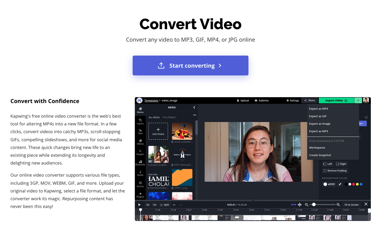 How to Convert  Video to GIF Image using Online Tool 