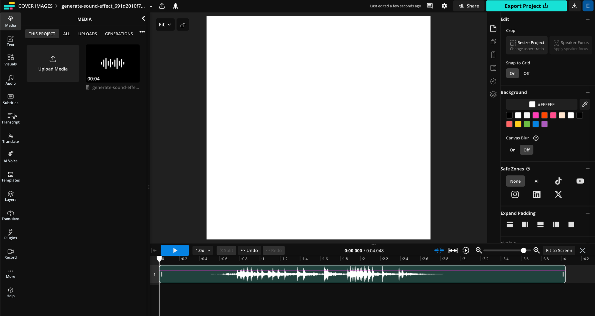 How To Make Custom AI Sound Effects