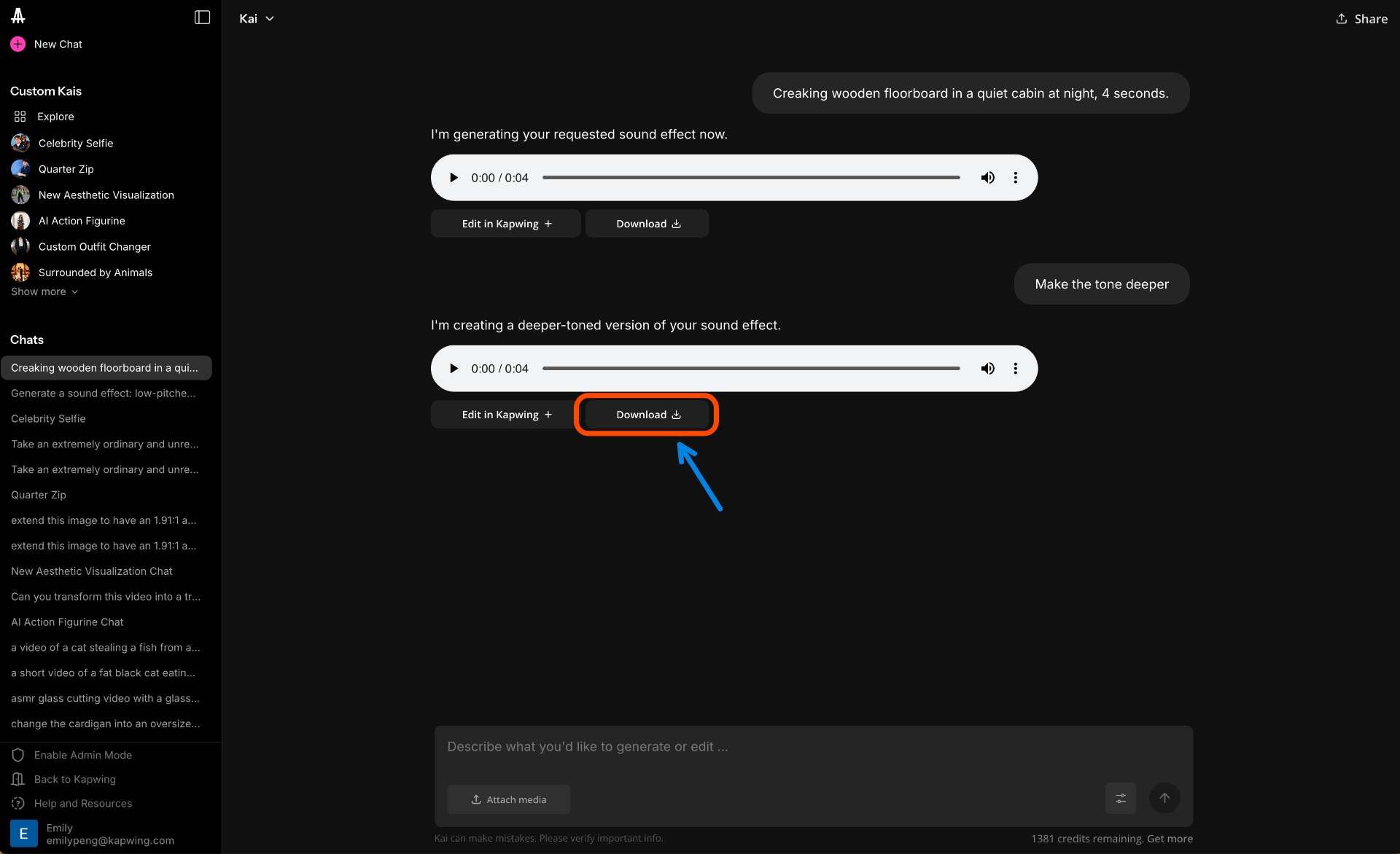 How To Make Custom AI Sound Effects