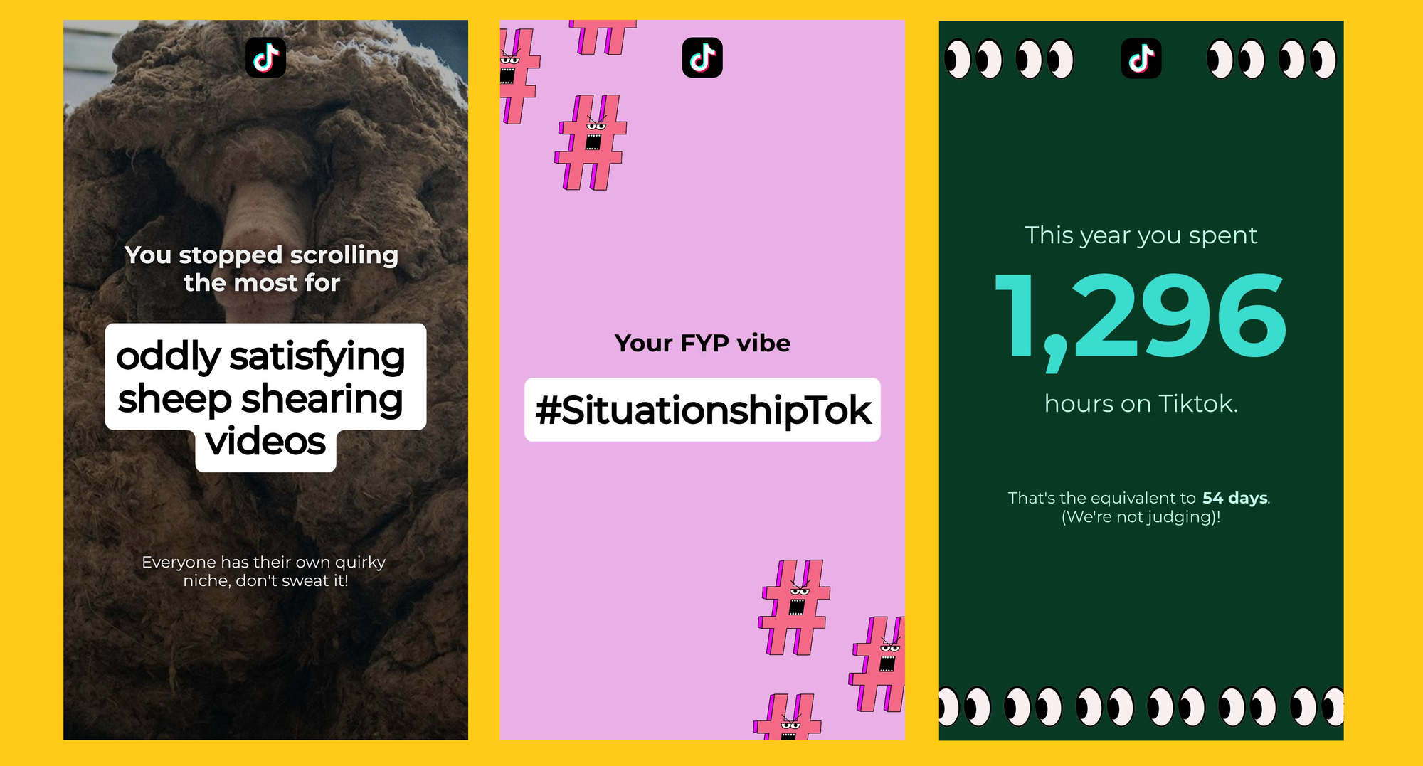 Example 2025 TikTok wrapped templates available for free.