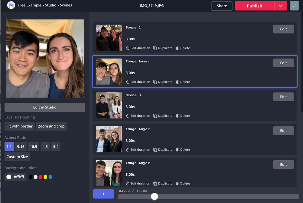 How to Create an Aging Time Lapse Video