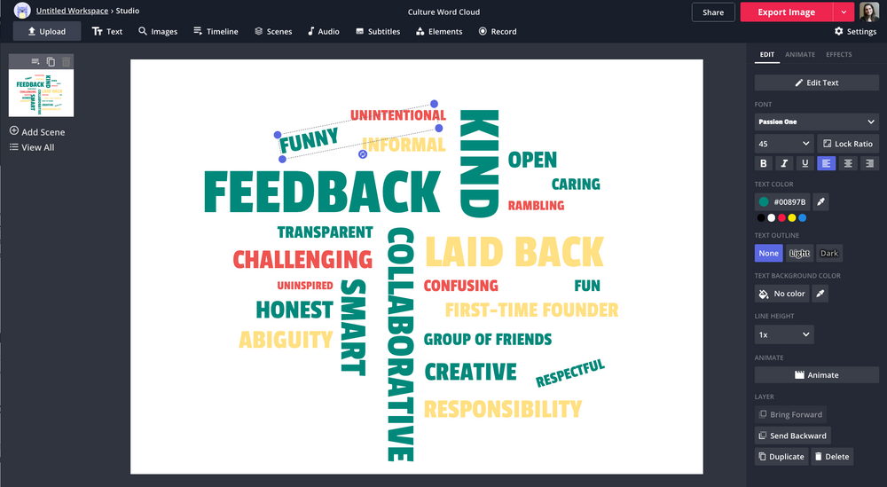 How to Make a Custom Word Cloud Online