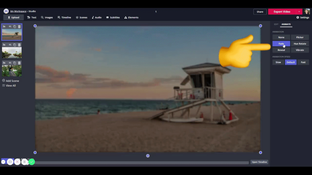 How to Add Photo Transitions Online Slideshow Maker