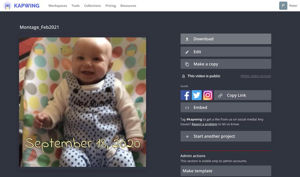How to Make a Baby's FirstYear Video Montage