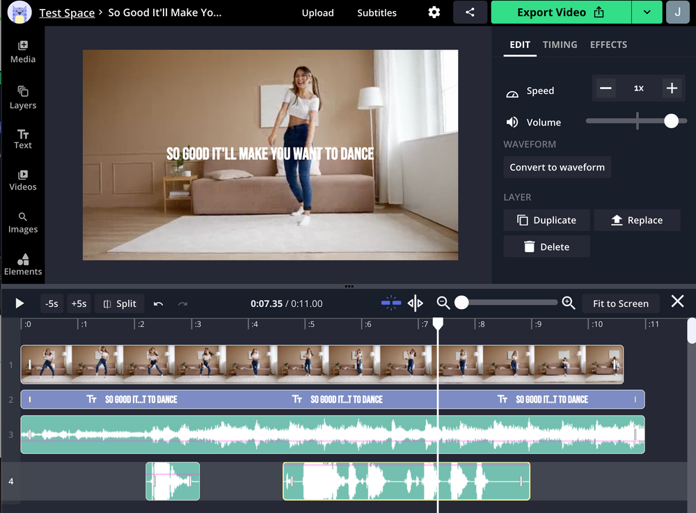 Video Sound Editor Edit the Audio Track of Your Video for Free Online