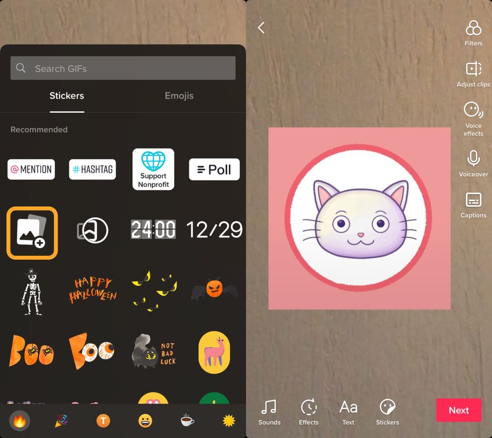 How to Add Stickers on TikTok