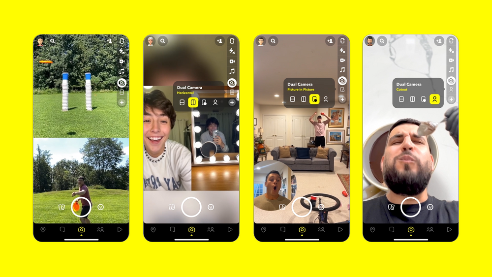 How to Use Dual Camera Mode in Snapchat
