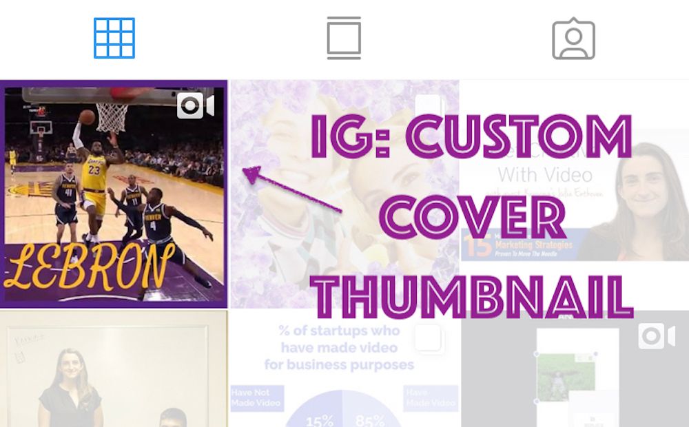 How to Add a Custom Thumbnail to an Instagram Video