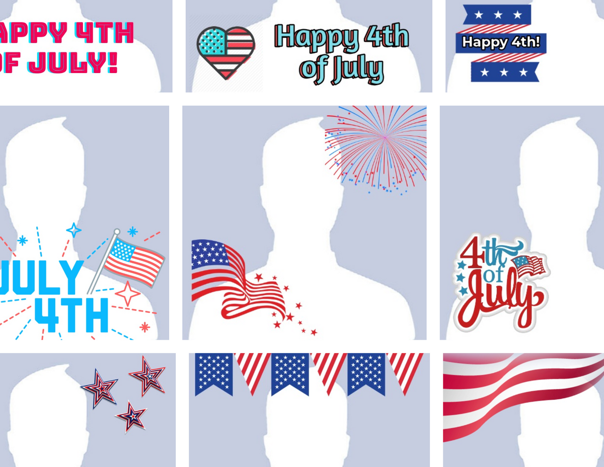 How to Make a 4th of July Profile Picture