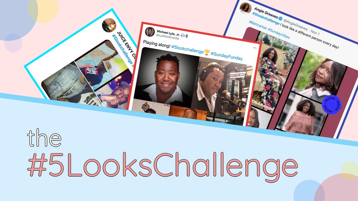 How to Do the 5 Looks Challenge on Instagram, Twitter, or Facebook