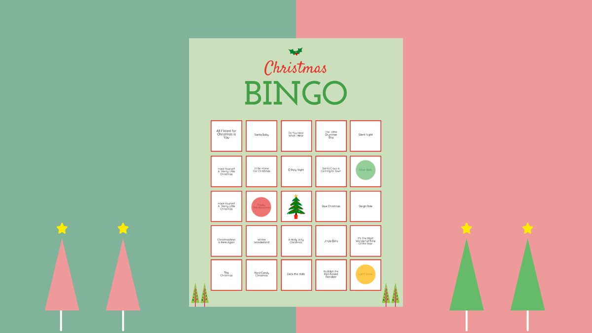 How to Make a Christmas Bingo Card (Free Template)
