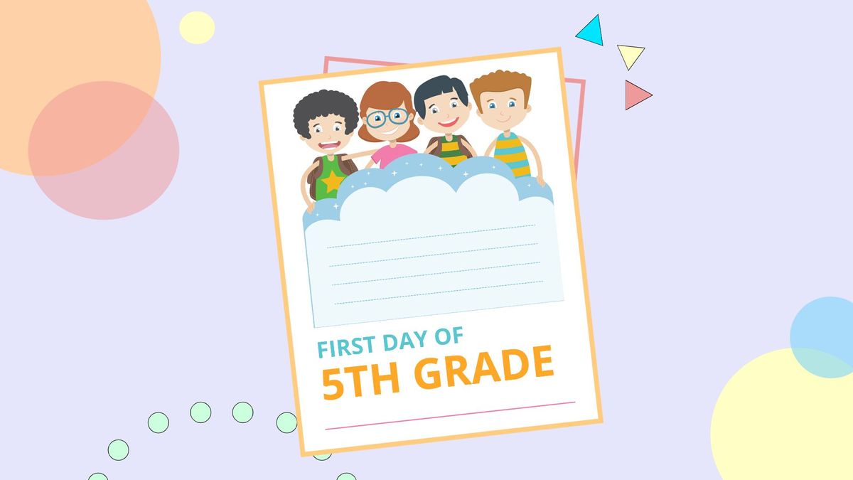 Free Printable First Day of School Signs