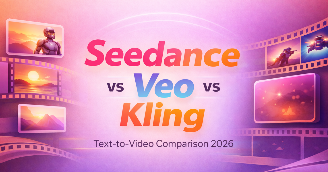 Seedance vs Veo vs Kling (Text-to-Video Comparison 2026)