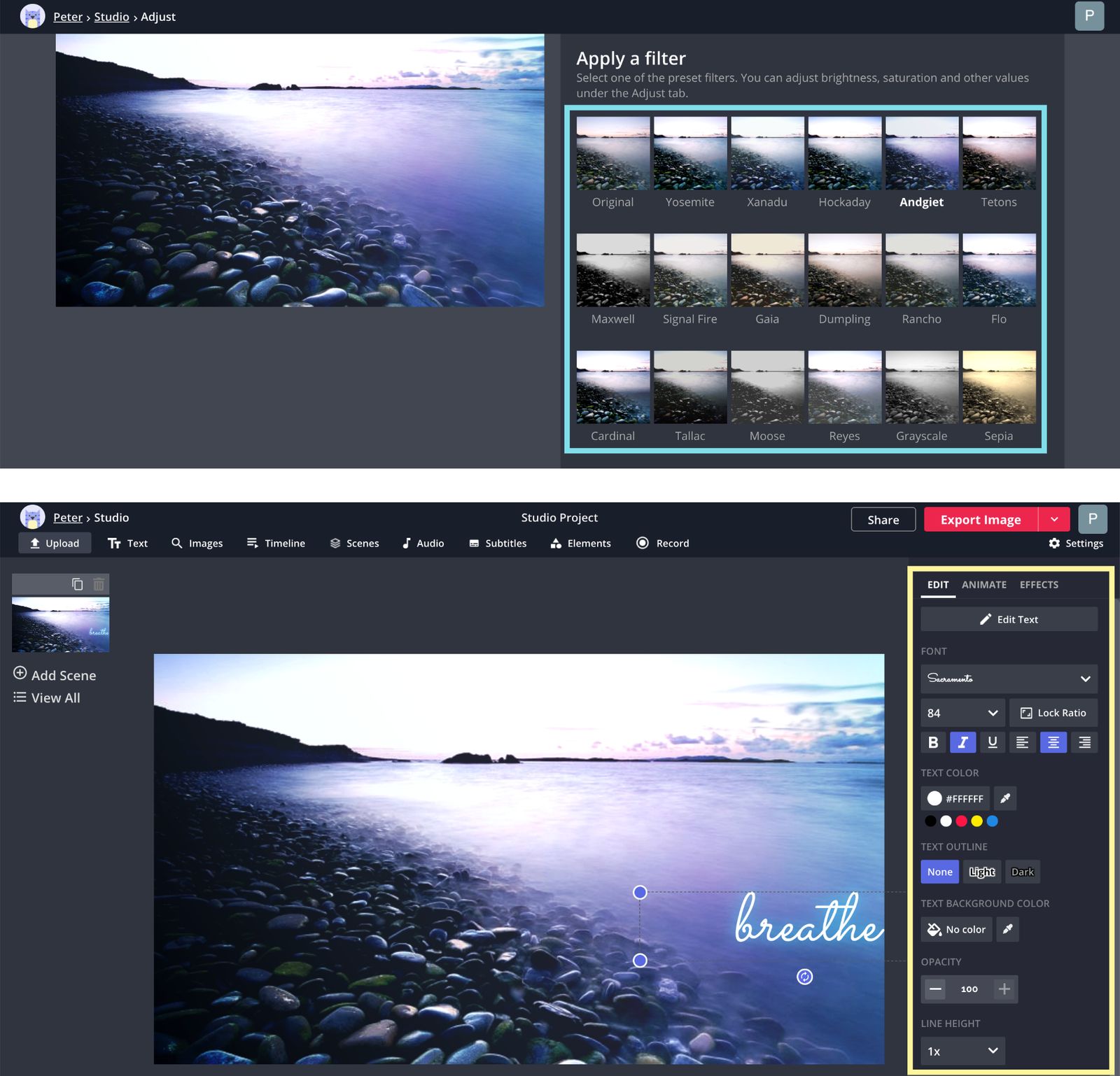An Online Wallpaper Editor for Any Computer