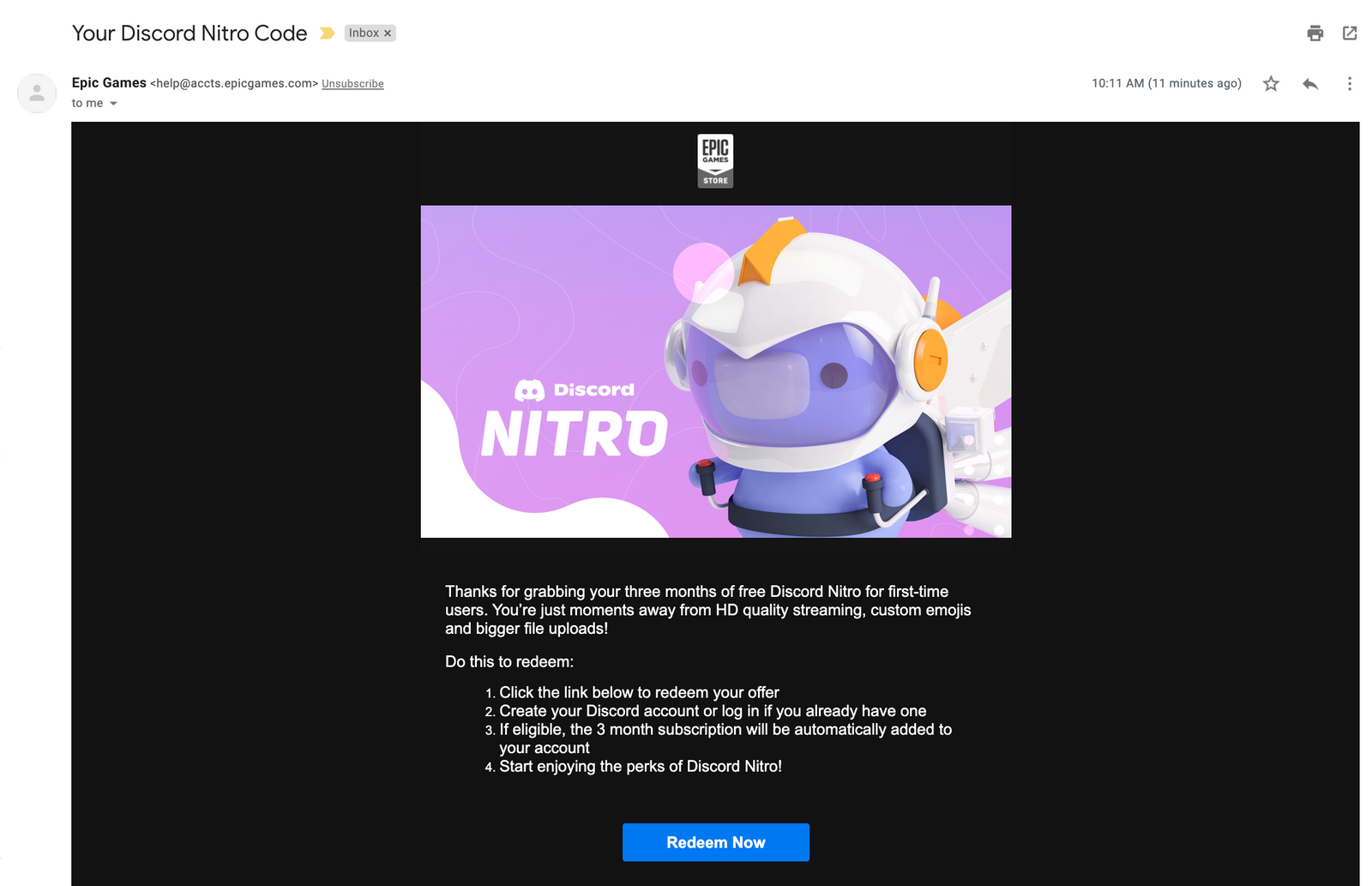 How to Use Discord Nitro for Free with the Epic Games Promo
